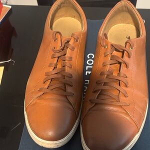 Cole Haan Brown Leather Men's Sneakers